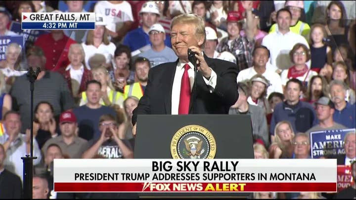 Trump Blasts Jon Tester at Montana Rally