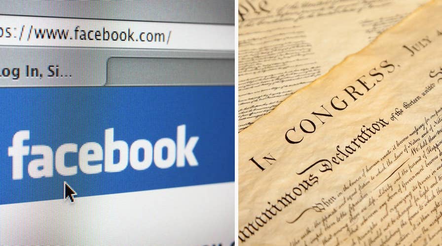 Facebook labels Declaration of Independence as hate speech