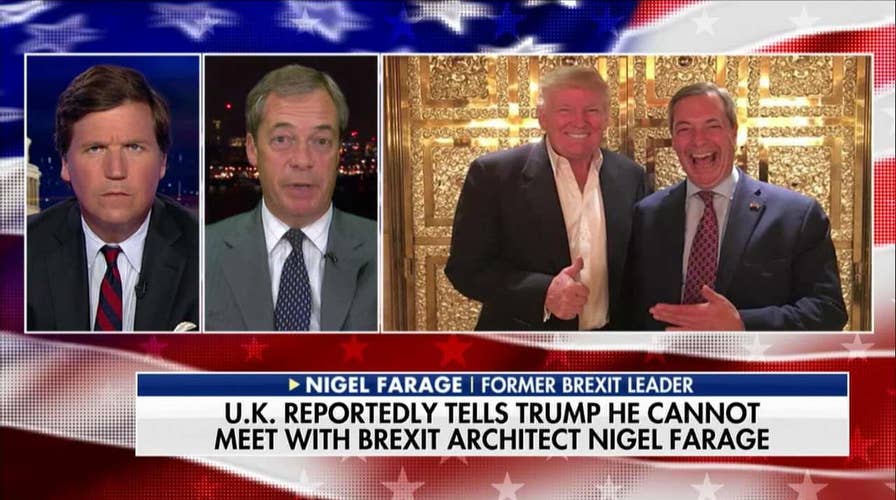 Farage Responds to Report He's Banned from Meeting Trump