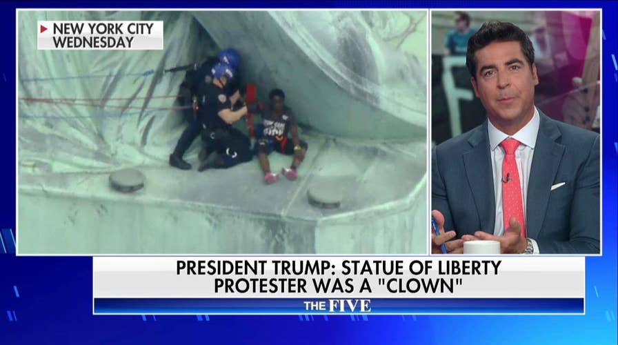 Watters Rips Statue of Liberty Climber
