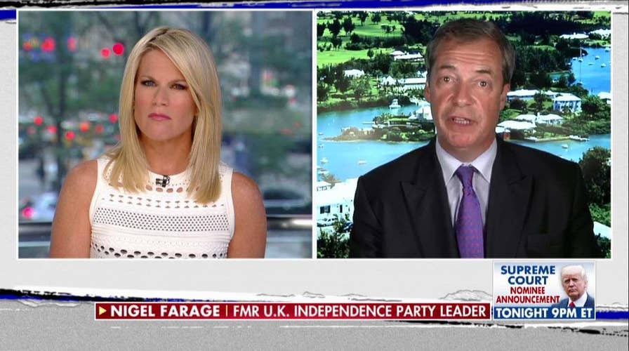 Farage Blasts Sadiq Khan for Trump Blimp