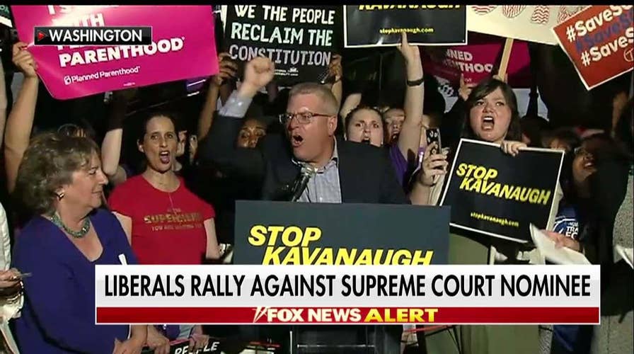 Protesters React to Kavanaugh Choice on Supreme Court