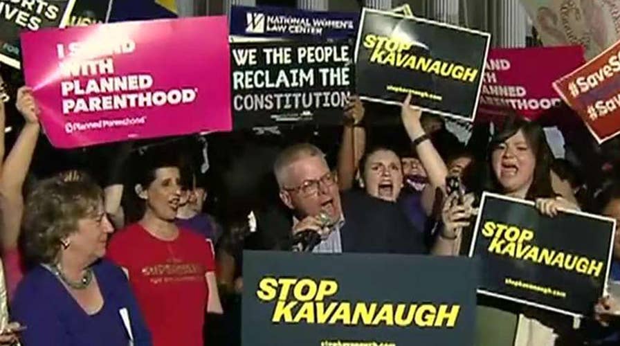 Democrats rally against Kavanaugh's nomination