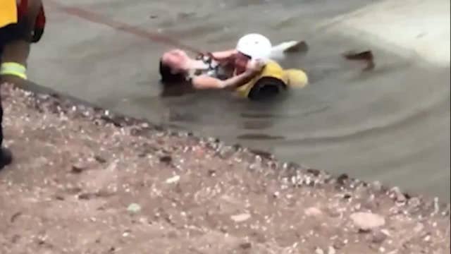 Arizona Woman Rescued From Submerged Car In Canal Latest News Videos