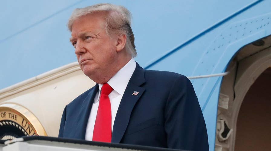 President Trump arrives in Brussels ahead of NATO Summit