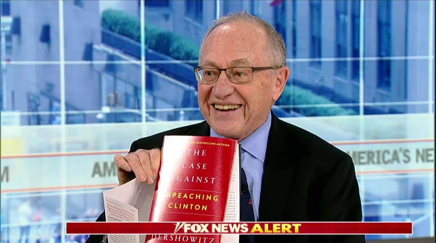 Dershowitz Reveals 'Disguise' for New Book Defending Trump