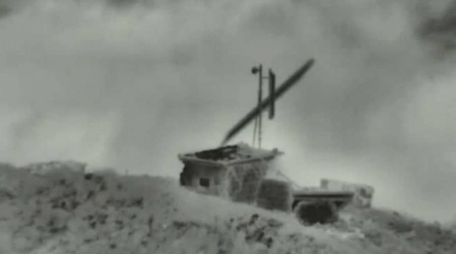 Israel strikes Syrian military posts after drone launch