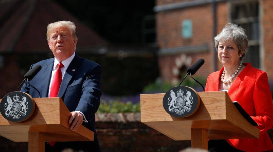 'Fake news': Trump says The Sun left out praise for May