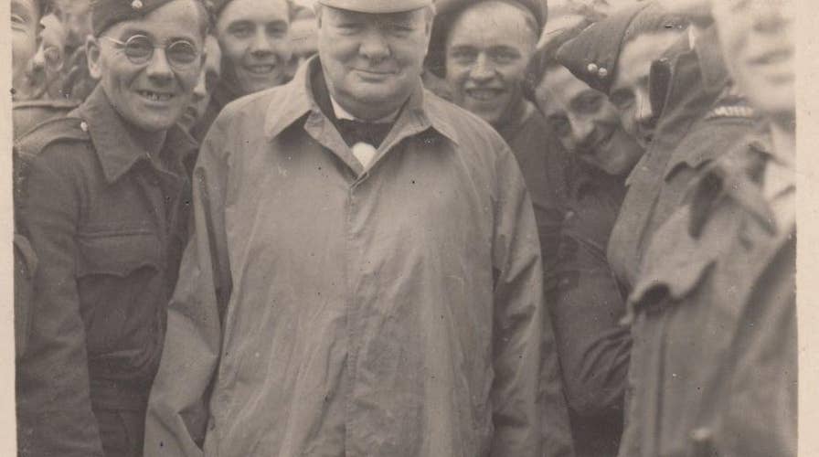 Unseen WWII photos of Winston Churchill have surfaced