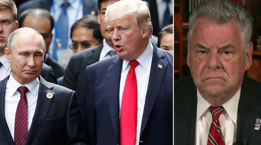 Rep. King: Trump should go on offense during Putin summit