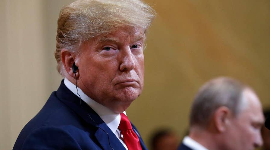 Trump on defense on Russia collusion during Putin presser