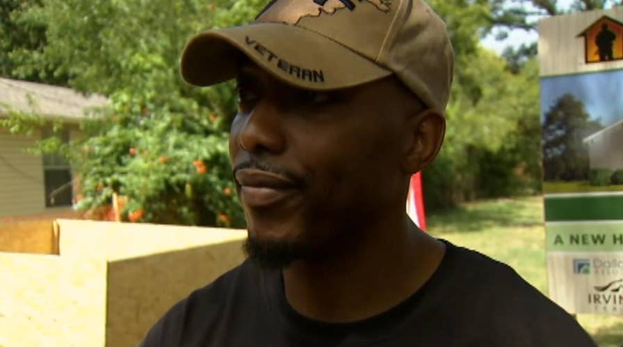 Disabled veteran overwhelmed to receive mortgage-free home 