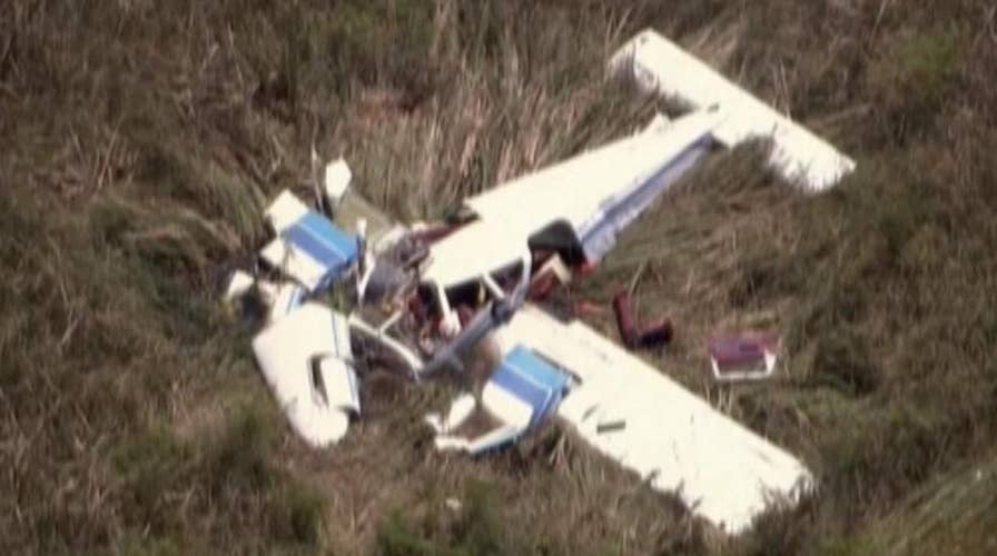 Wreckage of two planes found in the Florida Everglades