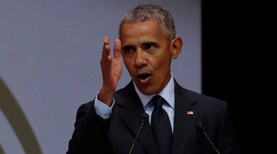 Obama mourns loss of 'objective truth'