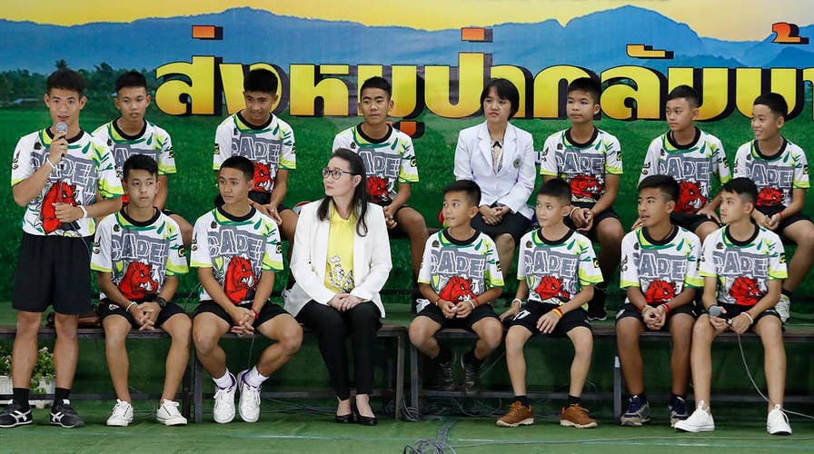 Thai soccer team speaks for first time since rescue