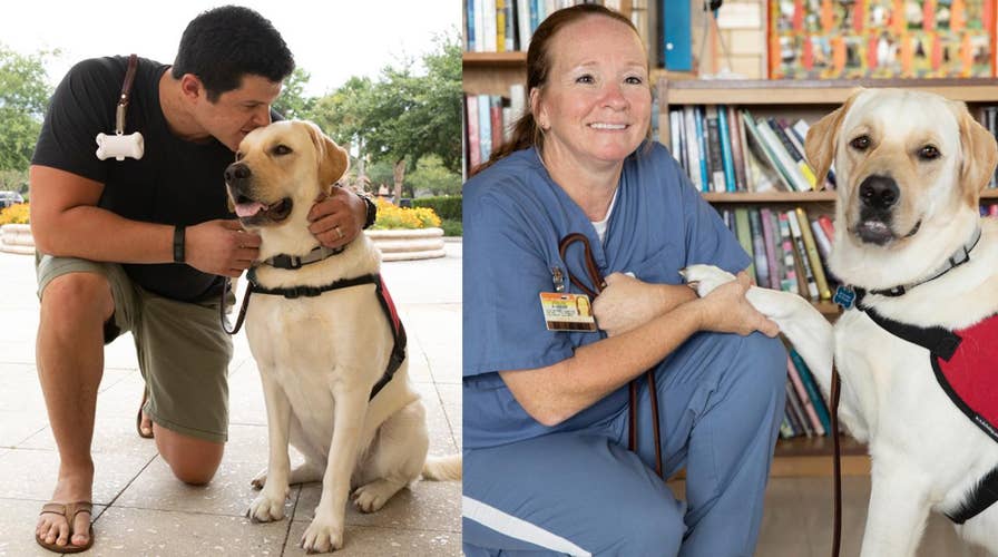 Inmate-trained service dogs bring hope to soldiers, veterans