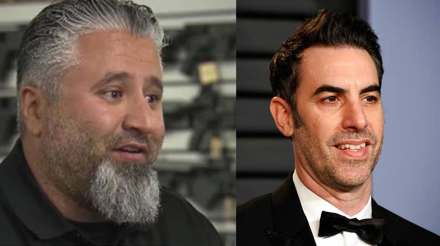 Watch: Gun store owner confronts disguised Sacha Baron Cohen