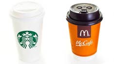 Starbucks and McDonald's teaming up to create sustainable cup