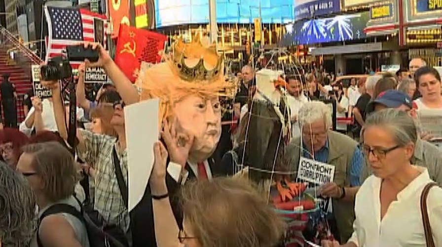Anti-Trump vigil held in New York City