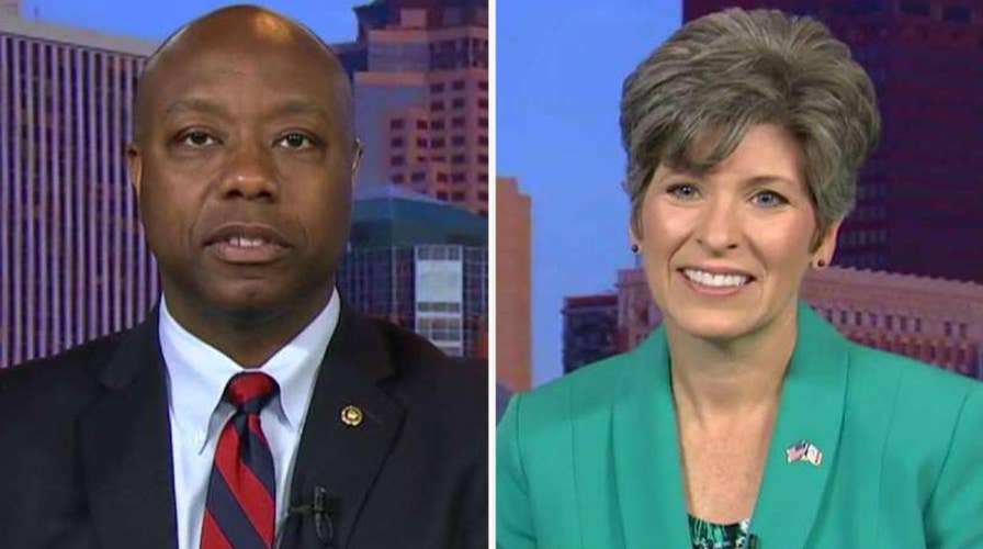 Sens. Scott, Ernst visit 'opportunity zones' in Iowa