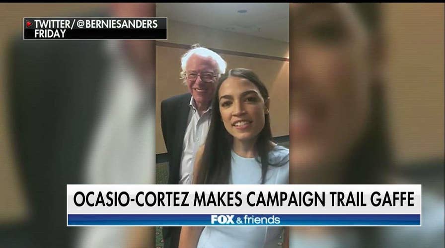 Dem Socialist Ocasio-Cortez Mixes Up Political Colors on Campaign Trail