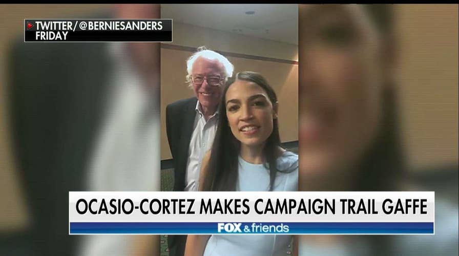 Dem Socialist Ocasio-Cortez Mixes Up Political Colors on Campaign Trail