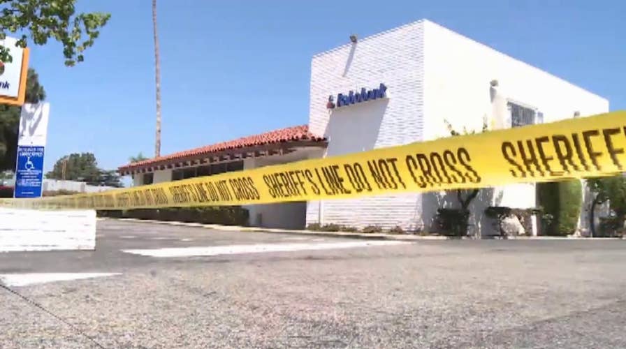 Suspected bank robber found dead inside California business
