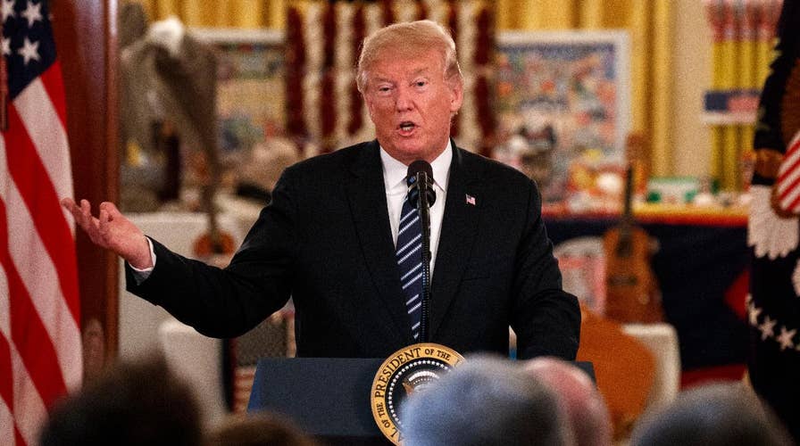 Trump hosts Made in America event as trade clouds gather