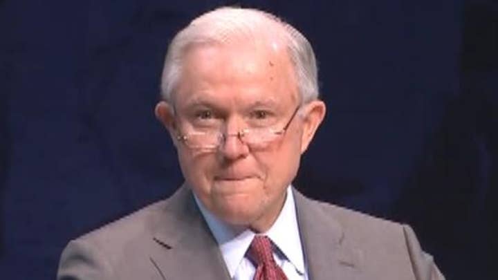 AG Sessions speaks at high school leadership summit