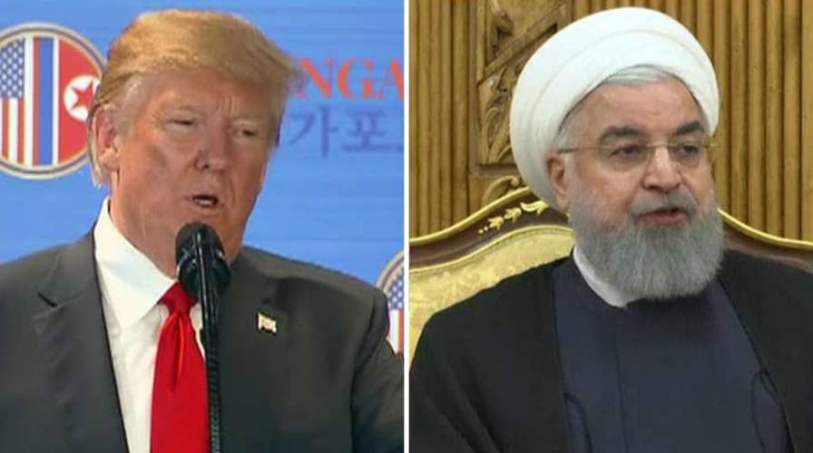 President Trump pivots 'fire and fury' rhetoric to Iran