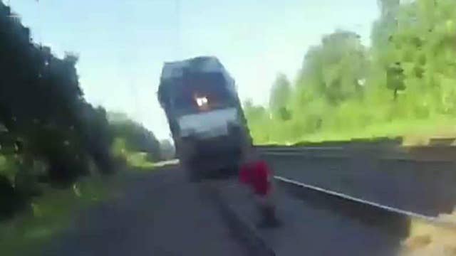 Cop Saves Man From Being Hit By Train | On Air Videos | Fox News