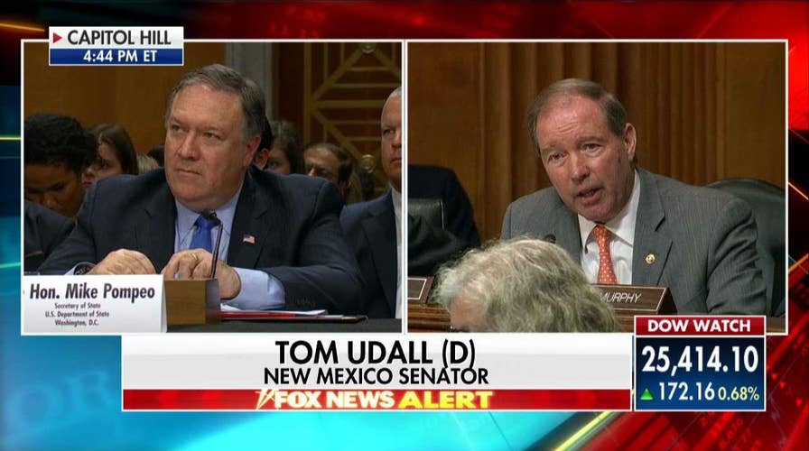 Udall Presses Pompeo on Tax Returns, Russian Oligarchs