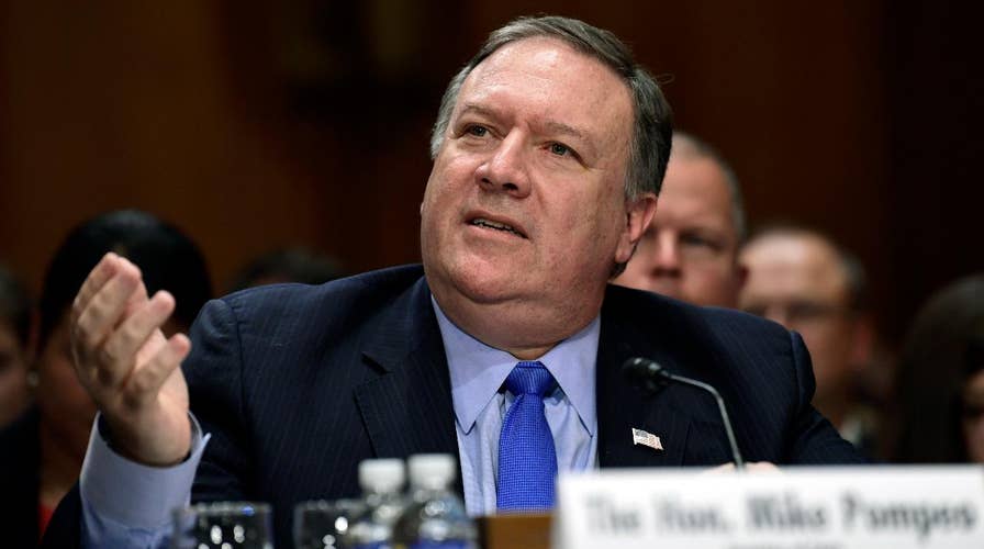 Secretary of State Pompeo spars with senators