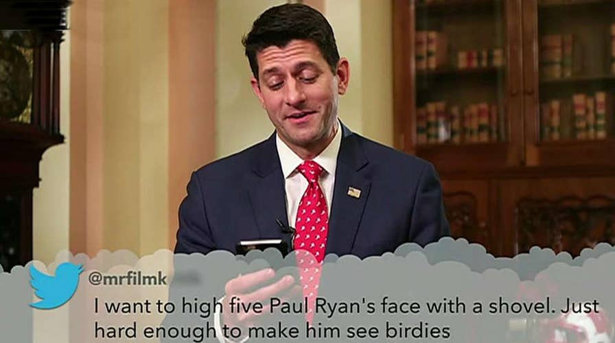 Paul Ryan reads 'mean tweets'