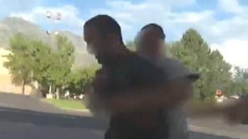 Utah man tackles fleeing suspect 'like NFL hardest hits' to aid police officer