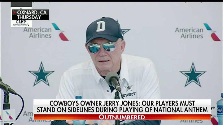 Trump Applauds Cowboys Owner Jerry Jones' Anthem Stance