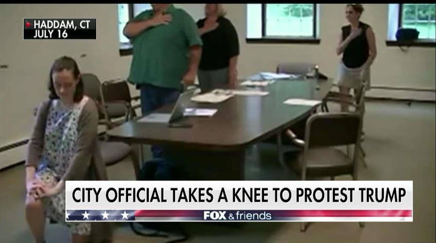 CT City Official Plans Patriotic Display in Response to Colleague Kneeling During Pledge