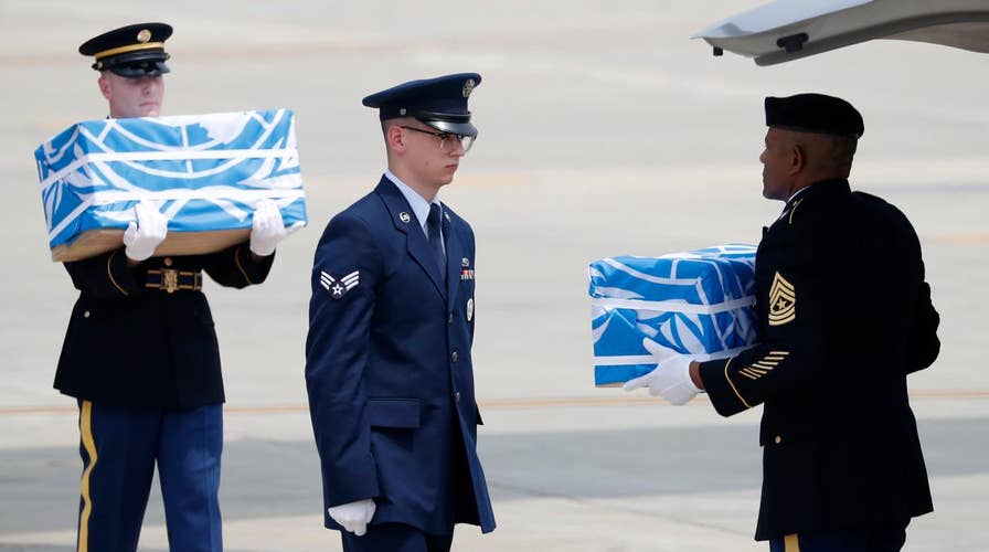 North Korea hands over reported remains of US soldiers