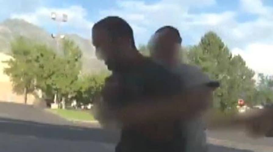 Utah Good Samaritan takes down man who threatened cop