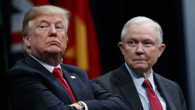 Trump calls on Sessions to stop 'rigged' Mueller probe