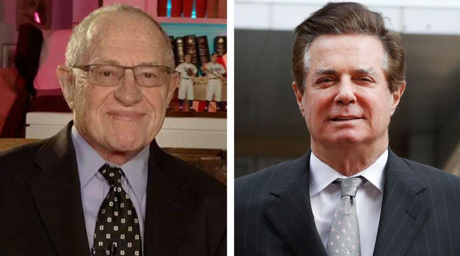 Dershowitz: Manafort's 'crime' is associating with Trump
