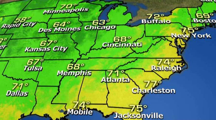 National forecast for Wednesday, August 1