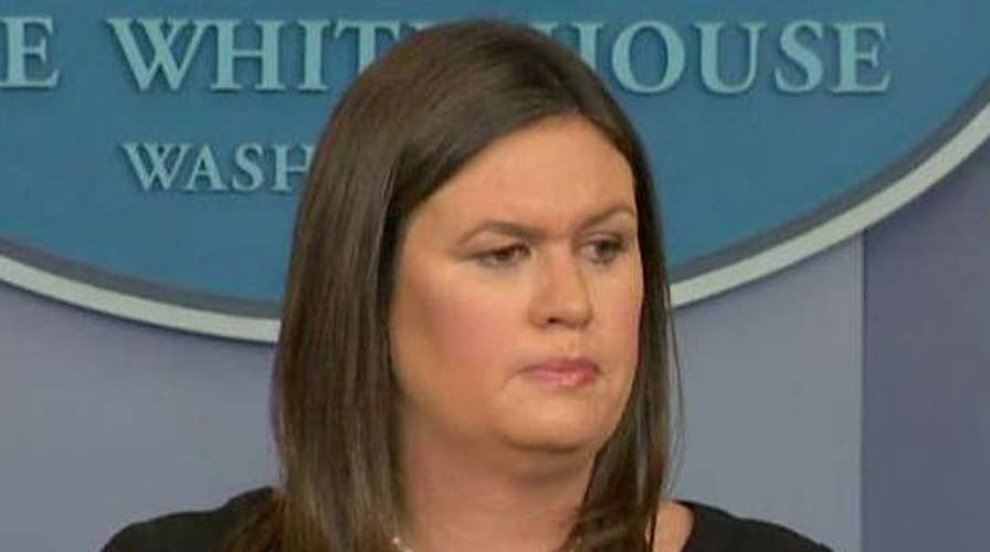 Sanders, Acosta spar over media's relationship with WH