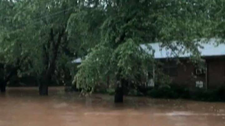 Evacuations underway after flooding in Virginia
