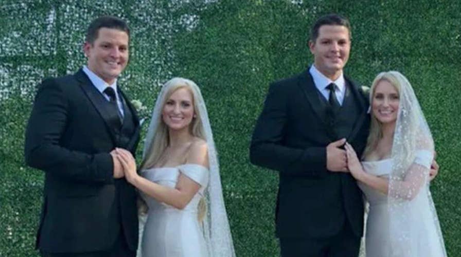 Identical twin sisters marry identical twin brothers