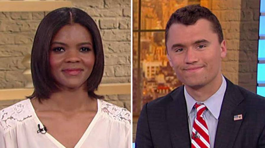 Candace Owens and Charlie Kirk describe being harassed