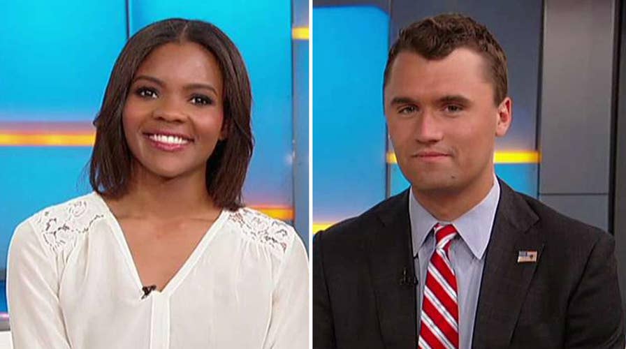 Candace Owens, Charlie Kirk targeted by protesters