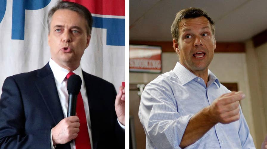 Republicans Kobach and Colyer go head-to-head in Kansas