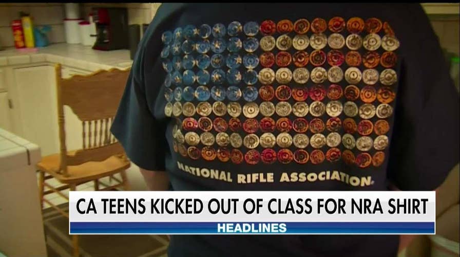 California High School Student Booted From Class for Wearing NRA T-Shirt