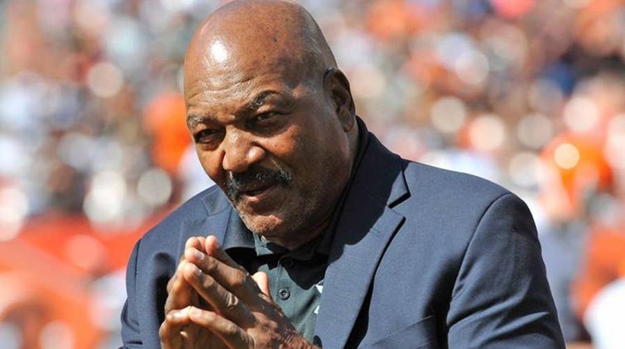 Jim Brown says he'd 'never kneel' during anthem